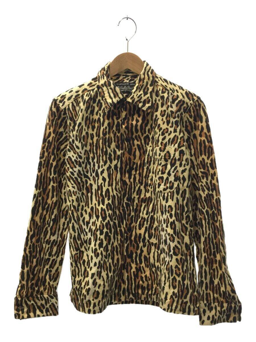 WACKO MARIA◆長袖シャツ/S/コットン/BEG/レオパード/13AW-LEO-02