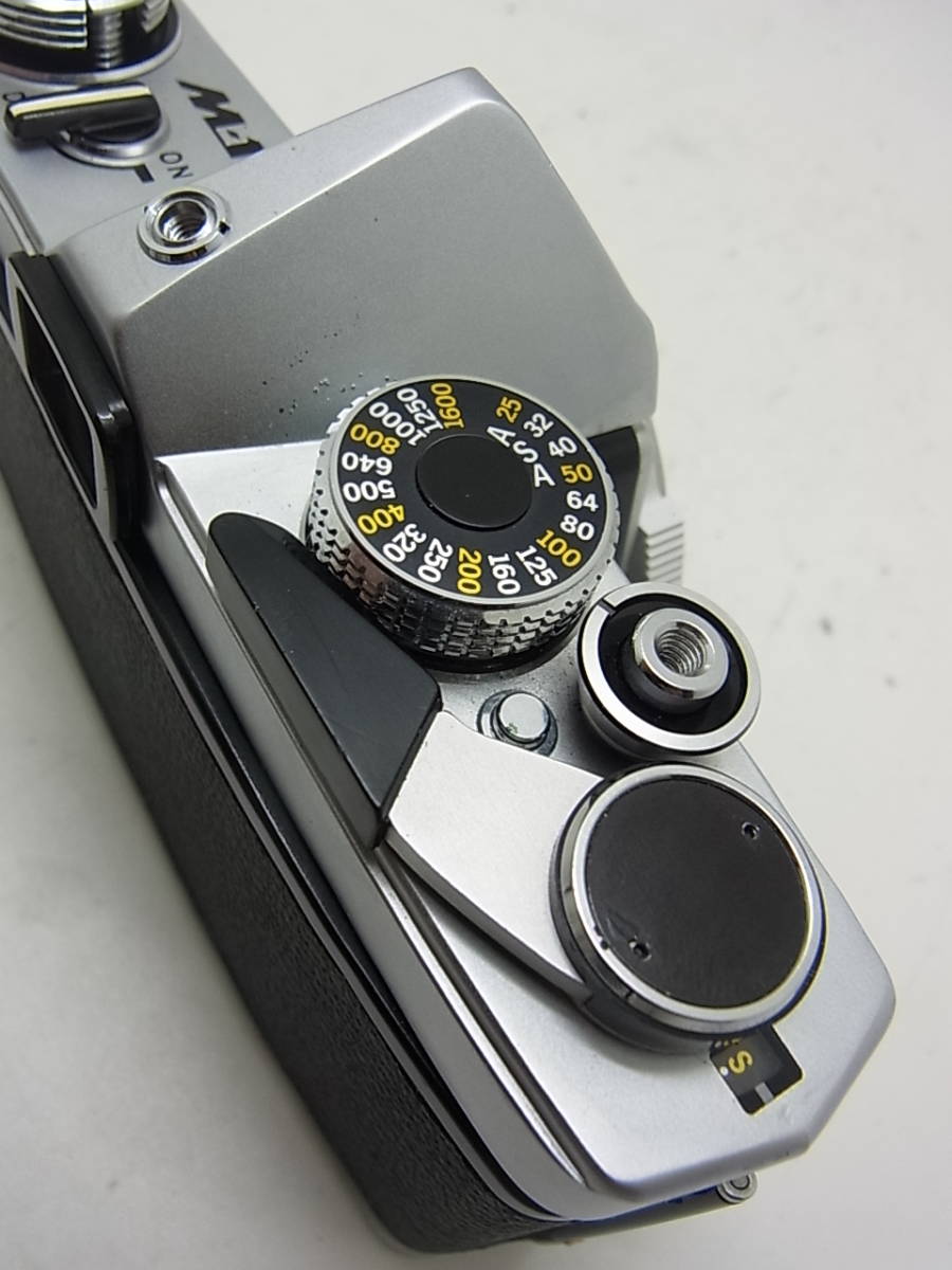☆ OLYMPUS M-1+MシステムFズイコーオートS 50mmF1.8 (ボディは点検整備清掃済み！プリズム交換対策済み！レンズは、清掃整備済み）☆