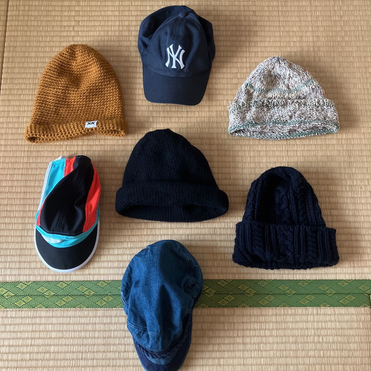 7個 セット帽子 各種 NIKE NY ヤンキース デニム ヘンプ Norse Wear 
