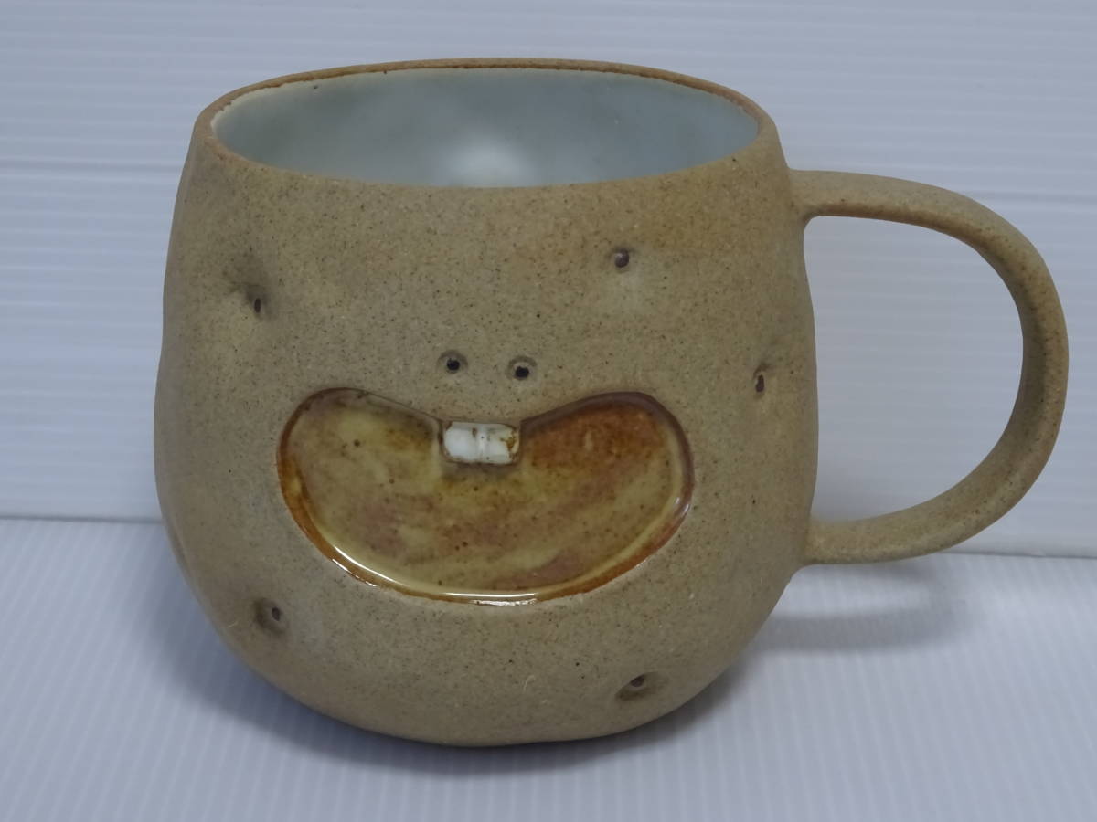 未使用 保管品 加藤工芸 POTATO KUN ポテトくん マグカップ 日本製