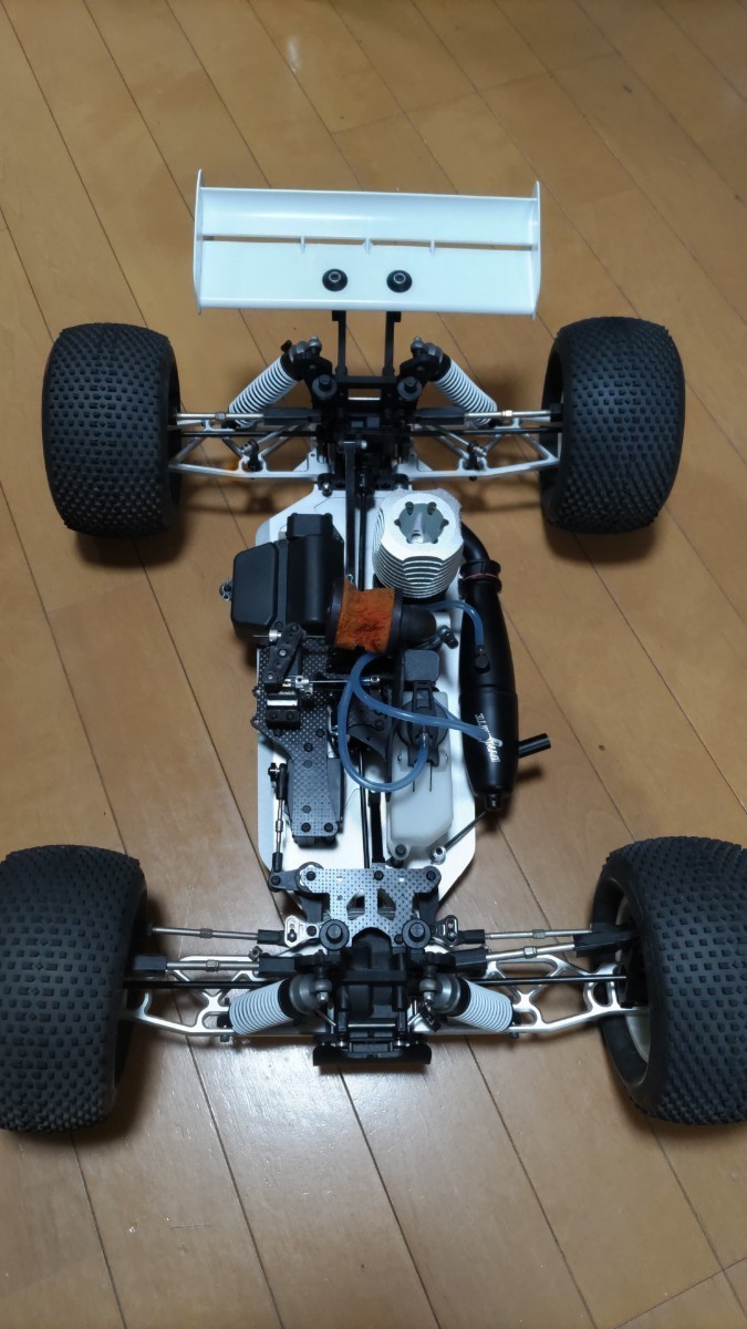 未走行車★無限精機★無限★MUGEN★1/8★エンジンカー★シャーシ★バギー★オプション付き★難あり