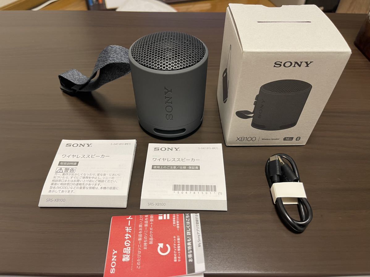 ☆ソニー SONY SRS-XB100 Bluetooth対応スピーカー ブラック☆ ソニー