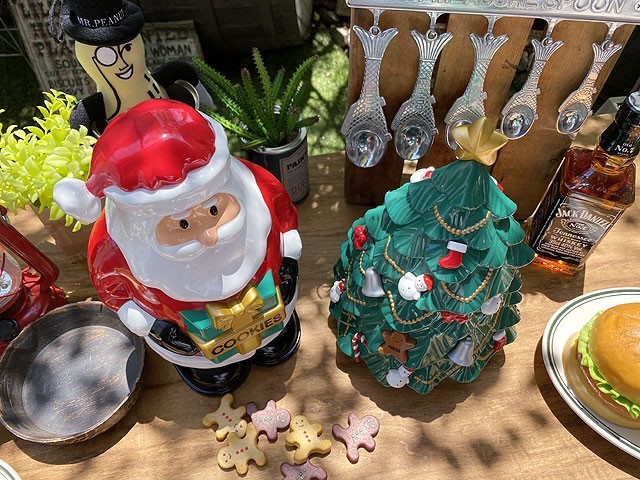 Spode クリスマスツリー サンタクッキージャー - 12インチ ドロマイト