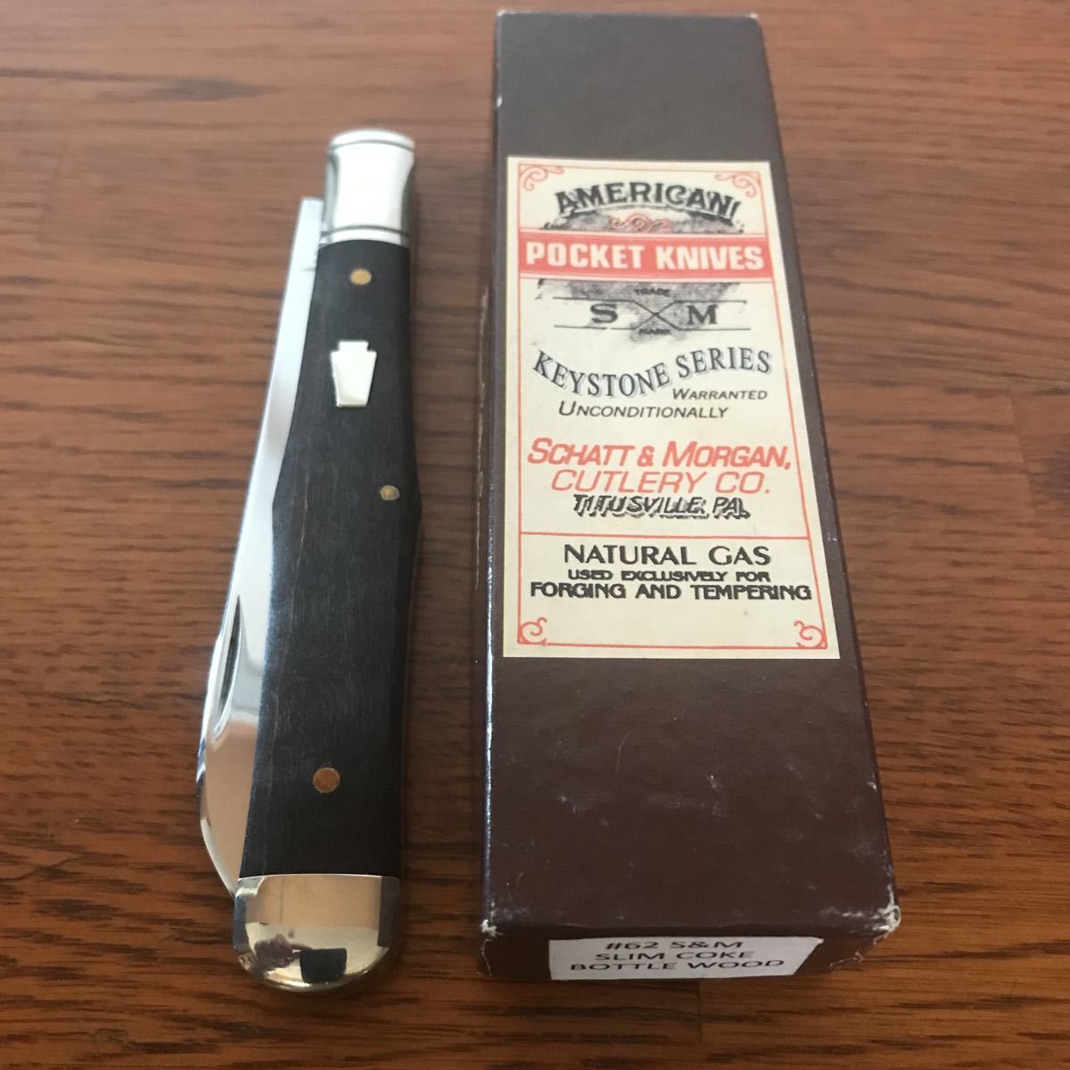 SHATT&MORGAN #62 SLIM COKEBOTTLE WOOD 1of50