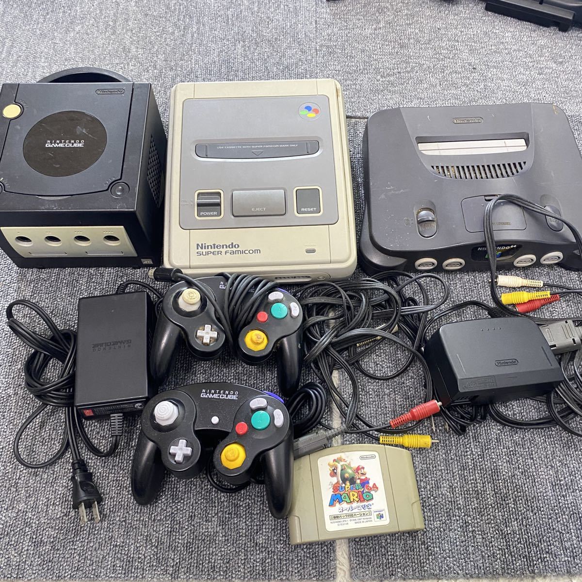 スーパーファミコン ニンテンドー64 ゲームキューブ 周辺機器 本体まとめ売り