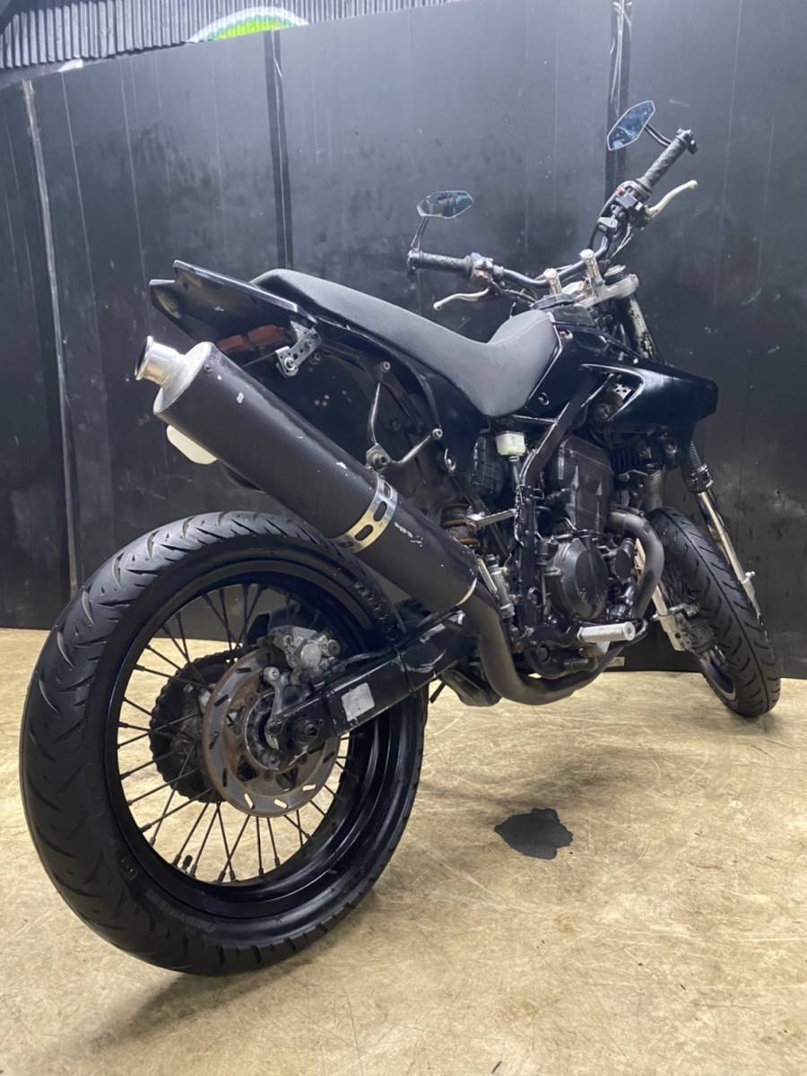 やまて出品 カワサキ Dトラッカー KLX250 LX250E 57859㎞ エンジン実働 250