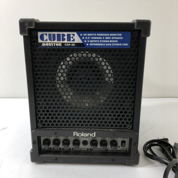 Roland ローランド CM-30 CUBE MONITOR モニターアンプ 音出し確認済み