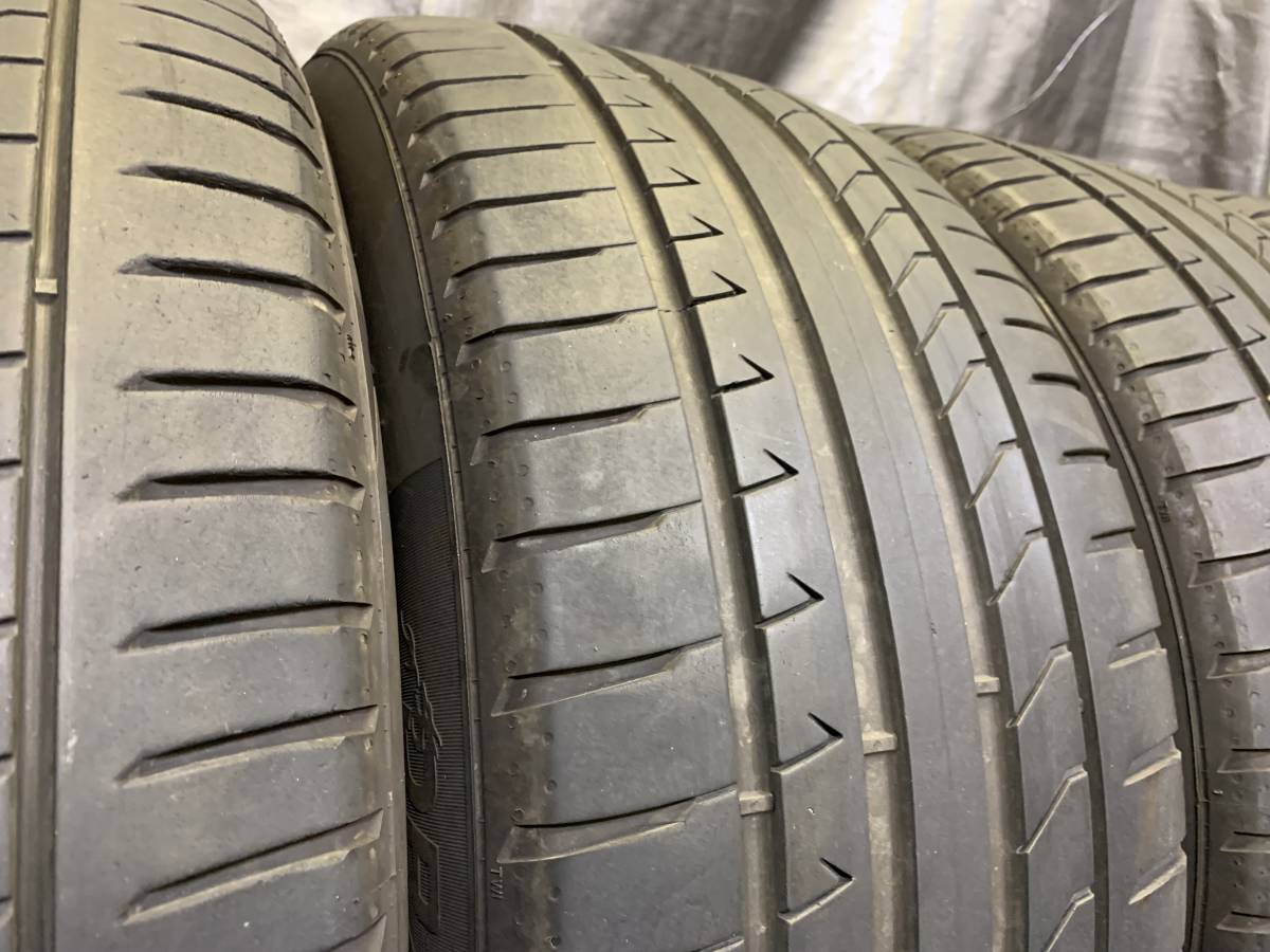 バリ溝 ピレリ 245/45R18 ドラゴンスポーツ 4本セット 中古タイヤ 2021