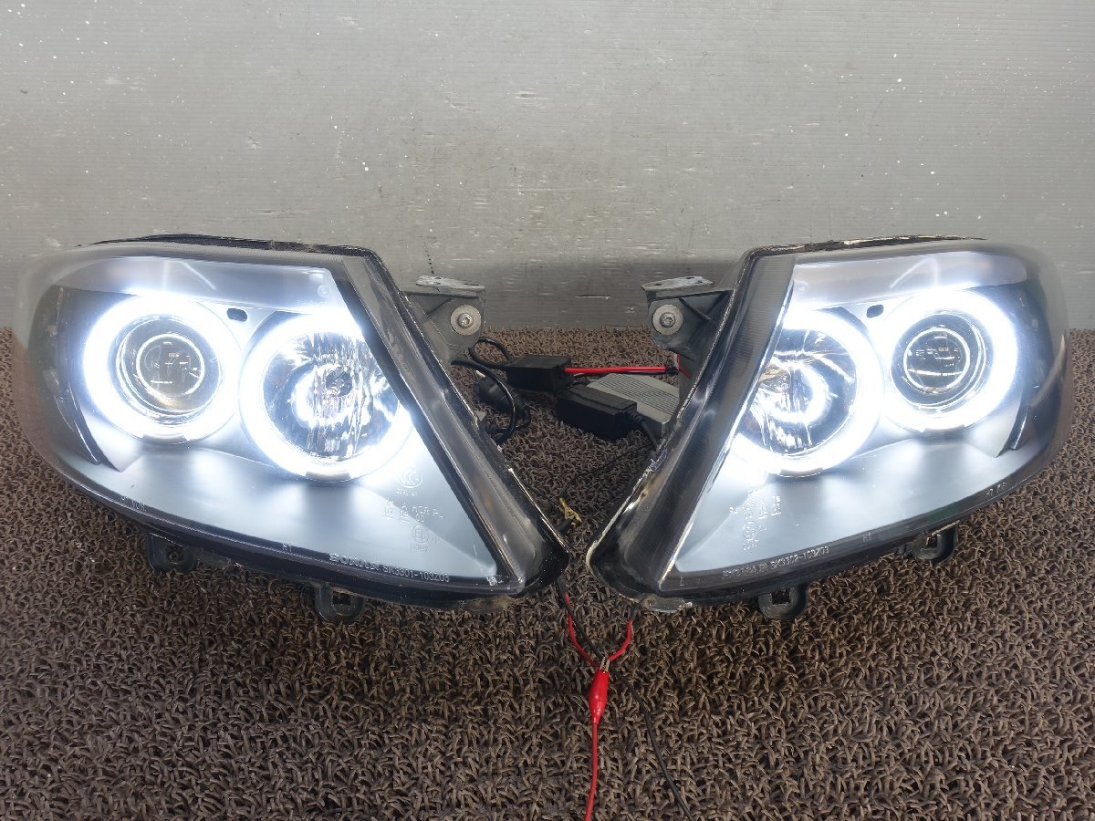 7477 BMW Z4 E85 BT22 SONAR ヘッドライト左右 イカリング 社外品