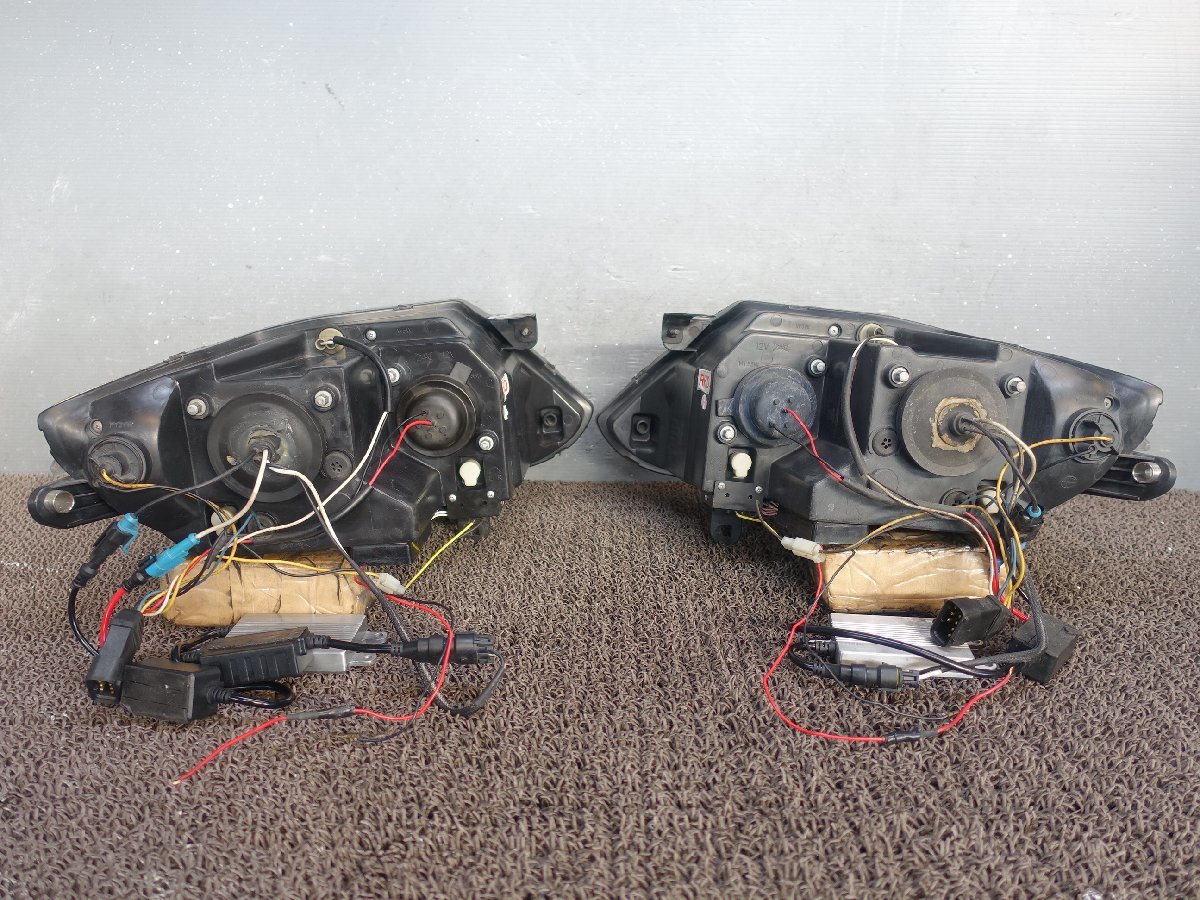 7477 BMW Z4 E85 BT22 SONAR ヘッドライト左右 イカリング 社外品 