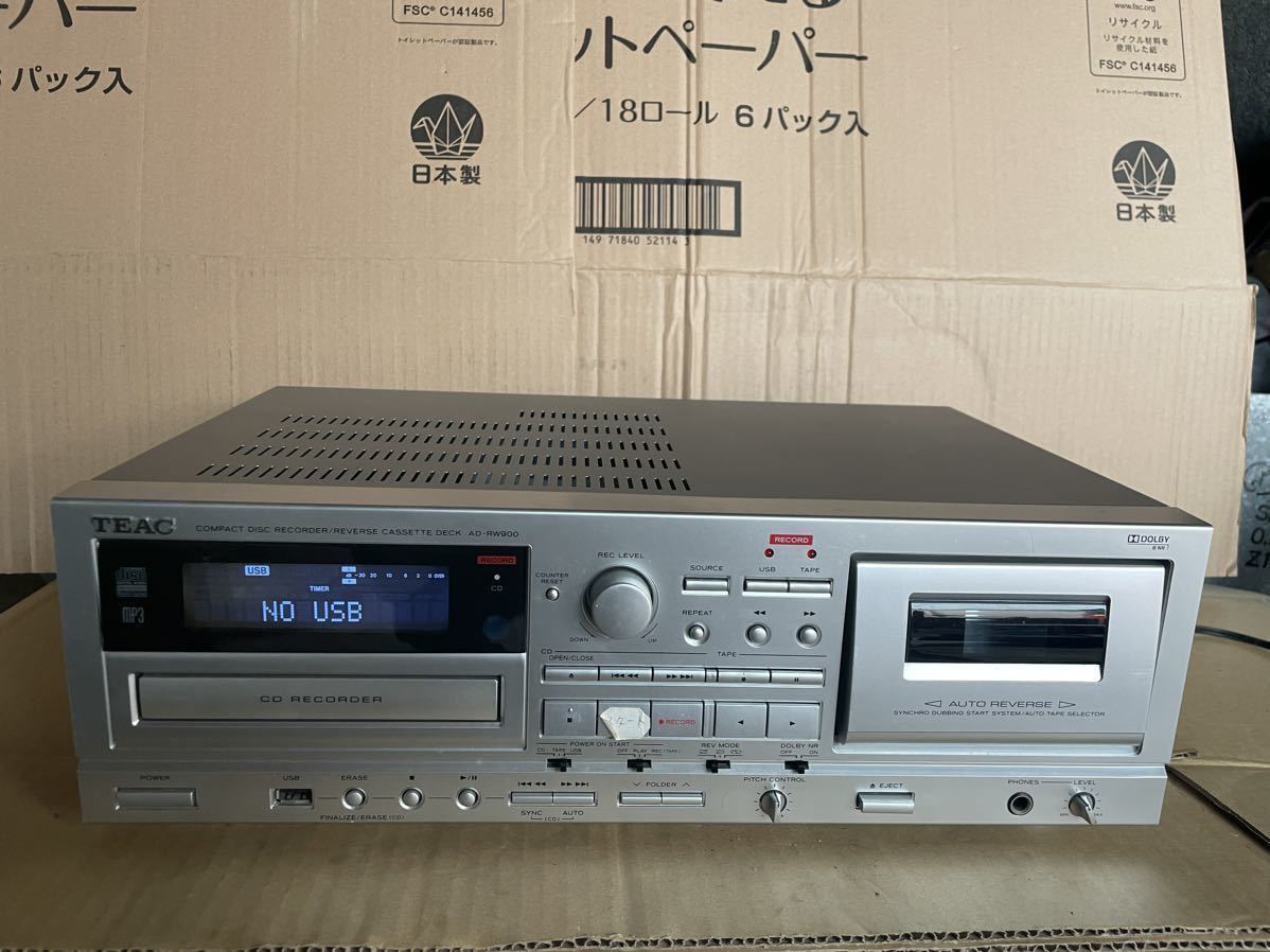 【希少】TEAC カセットデッキ　C-4X 動作確認品　　　No.1 TEAC ティアック カセットデッキ C-4X 通電確認済み ジャンク C-4X