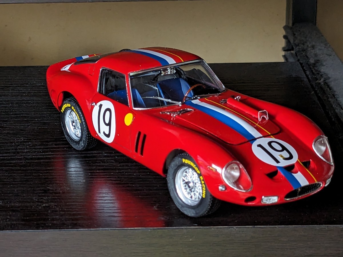 フジミ1/24 フェラーリ250GTO 1962ル マンクラス優勝車 完成品の入札 