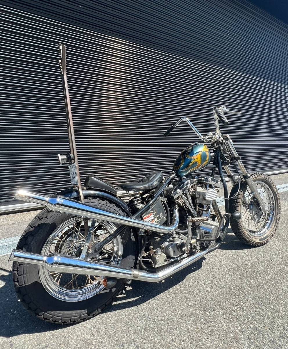 公認リジットショベル ジョッキーシフト 車検付キック一発始動整備済み