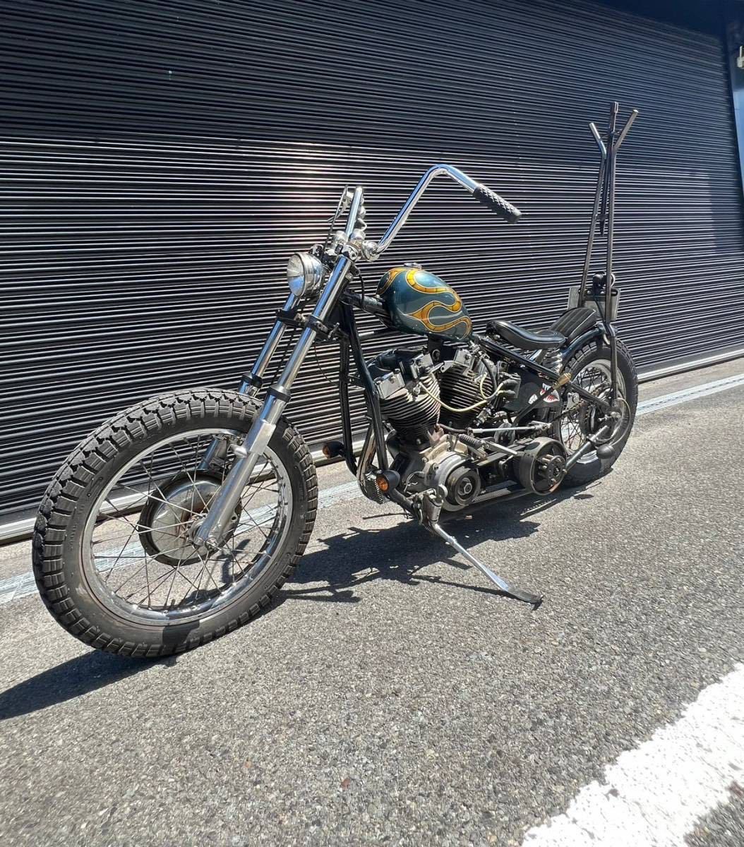 公認リジットショベル ジョッキーシフト 車検付キック一発始動整備済み