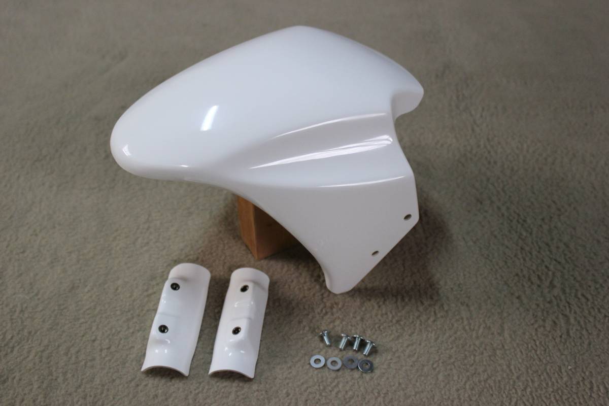 アドレス　V１２５G　V１２５S　FRP製　オリジナル　フロントフェンダー　白ゲルコート　新品