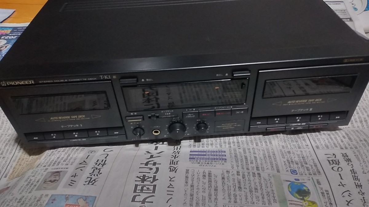 パイオニア カセットデッキ T-K1 中古現状品 送料込み パイオニア