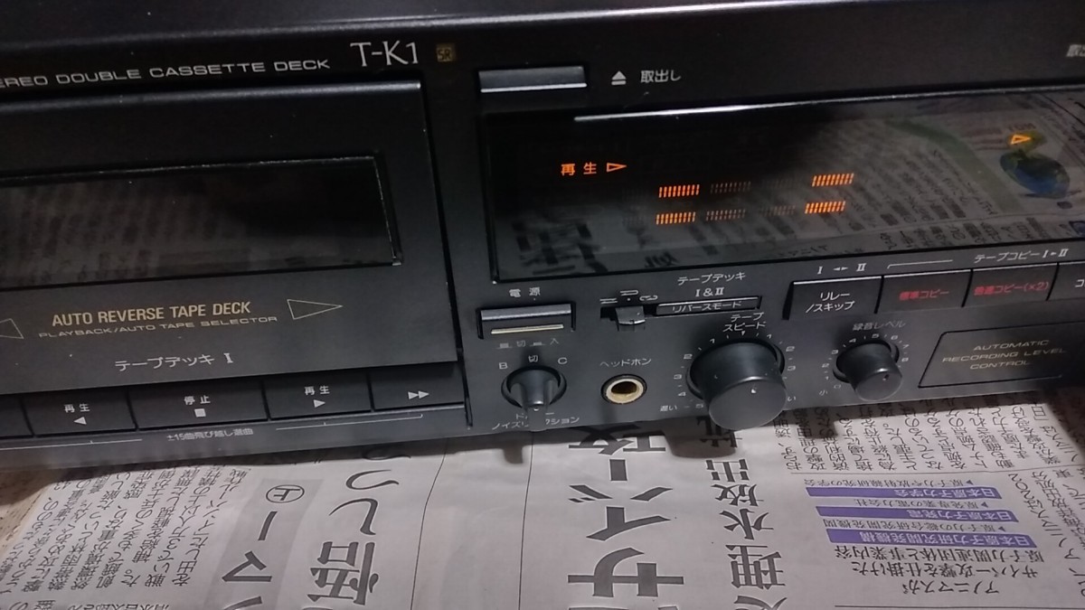 パイオニア カセットデッキ T-K1 中古現状品 送料込み パイオニア
