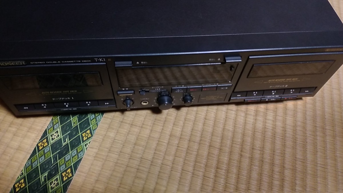 パイオニア カセットデッキ T-K1 中古現状品 送料込み パイオニア