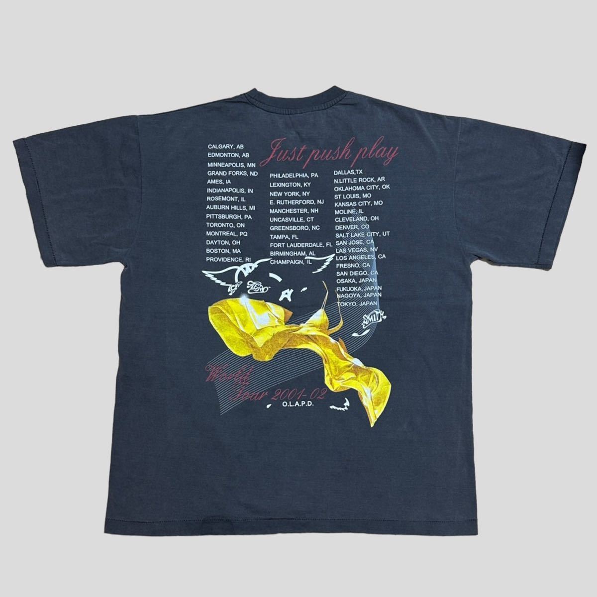 00S AEROSMITH エアロスミス ツアー 空山基 Tシャツ(イラスト 