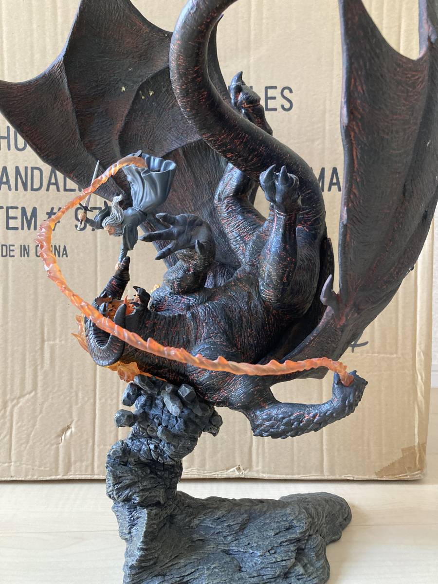サイドショウ　weta ロードオブザリング　ガンダルフ　ビルボ　スタチュー サイドショウ ロードオブザリング ガンダルフVSバルログ スタチュー