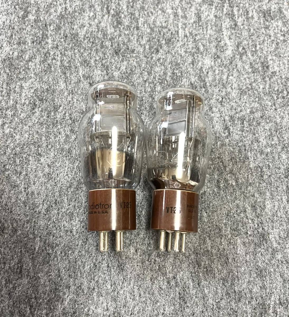 RCA VT25 真空管 RCA 真空管 VT25 G オーディオ機器 Brown