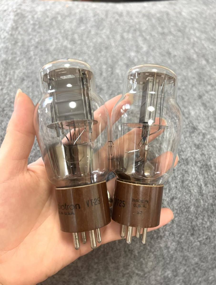 RCA VT25 真空管 RCA 真空管 VT25 G オーディオ機器 Brown