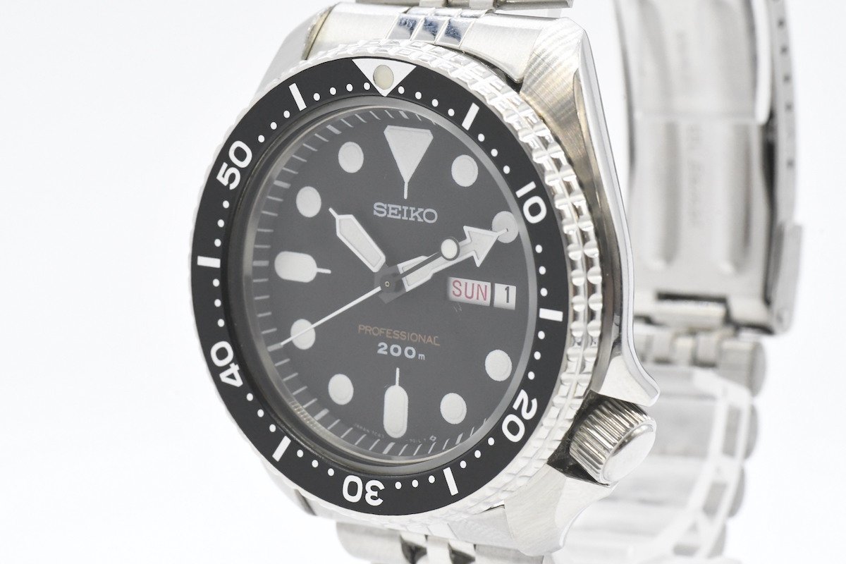 希少品 美品 SEIKO 7548-7010 プロフェッショナル 200mダイバー 稼働 