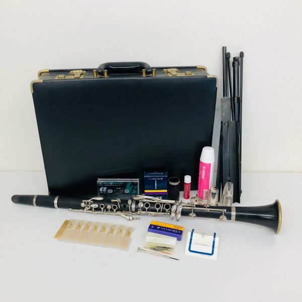 ｎａ１００１／ビュッフェクランポン　クラリネット　木管楽器 BUFFET CRAMPON フランス 1976年製 1131 650 リード付 木製 B ♭ R-13?　140