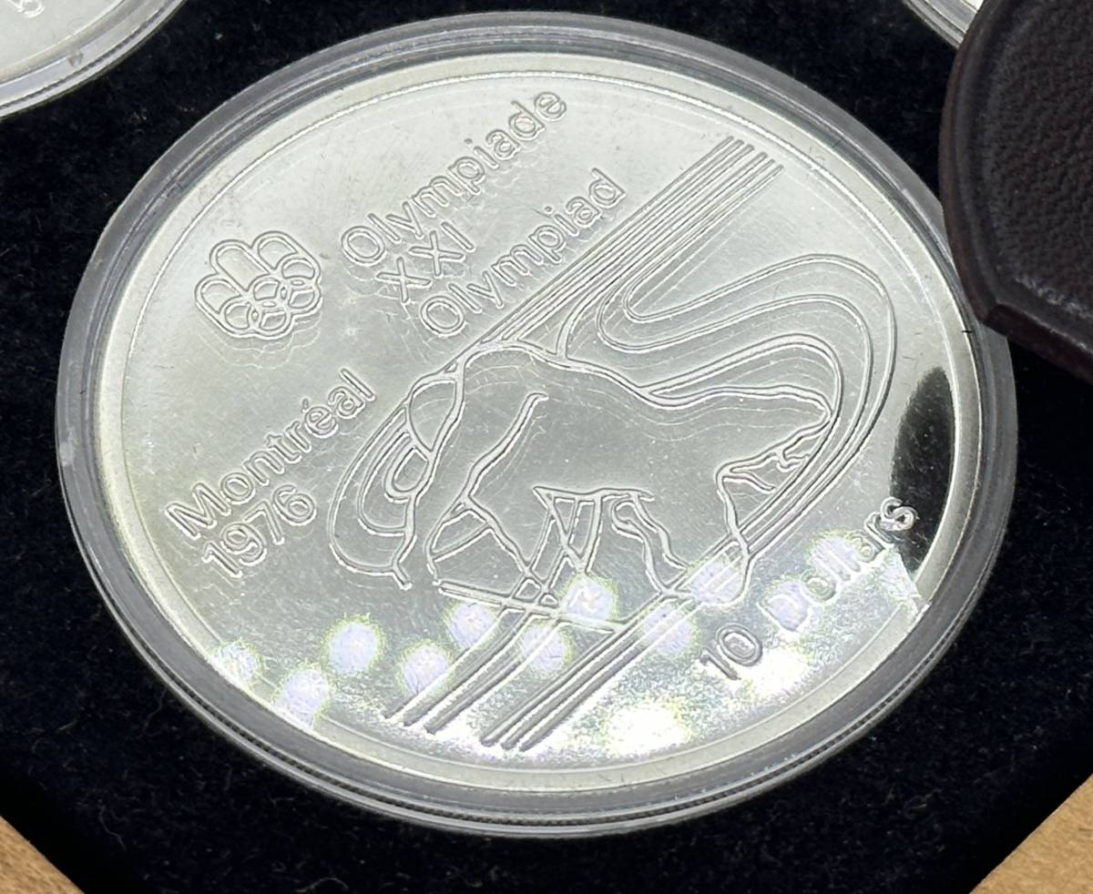 モントリオール オリンピック記念コイン シルバー925 プルーフ銀貨4枚