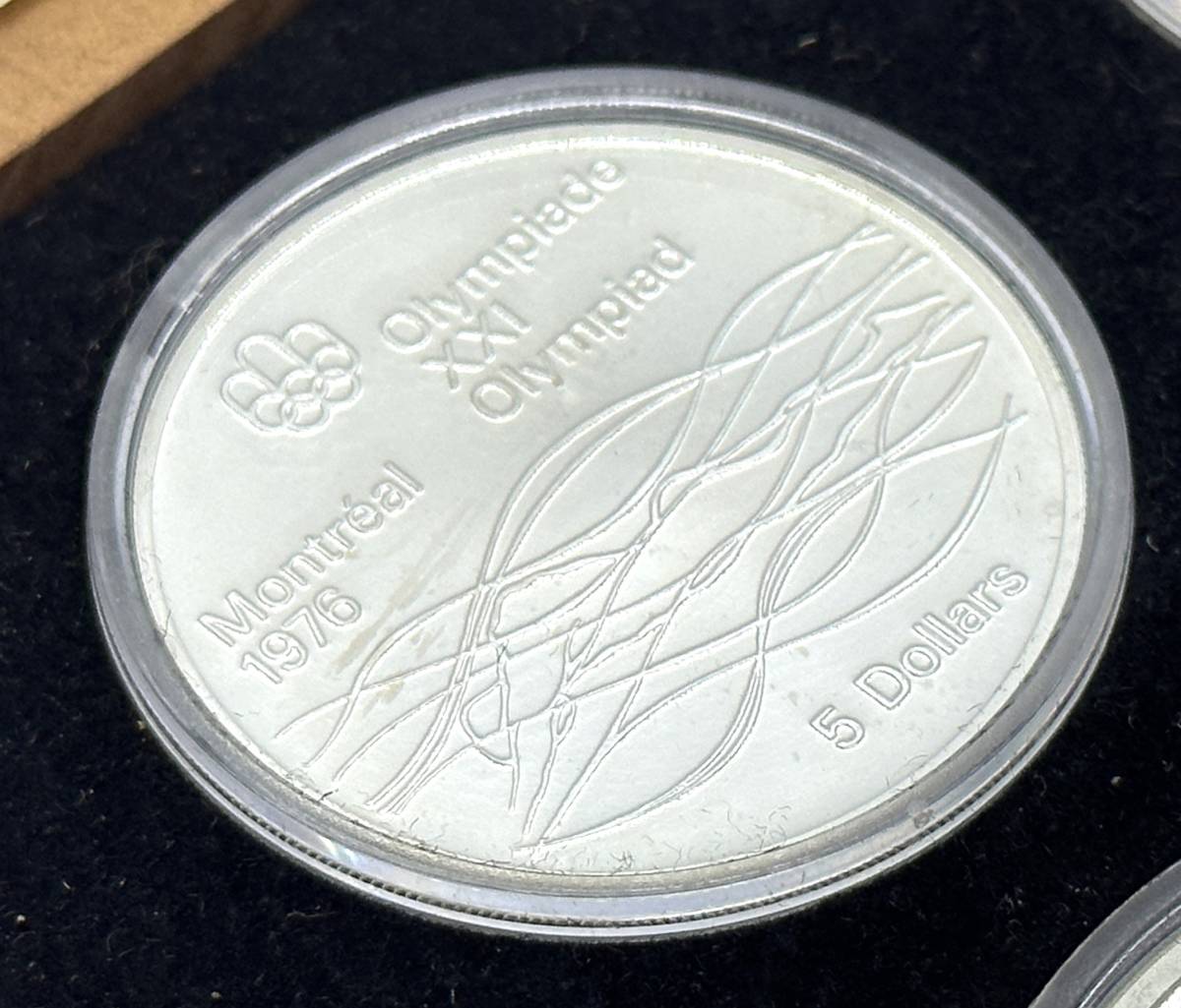 モントリオール オリンピック記念コイン シルバー925 プルーフ銀貨4枚