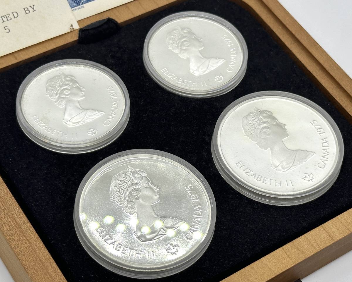 モントリオール オリンピック記念コイン シルバー925 プルーフ銀貨4枚