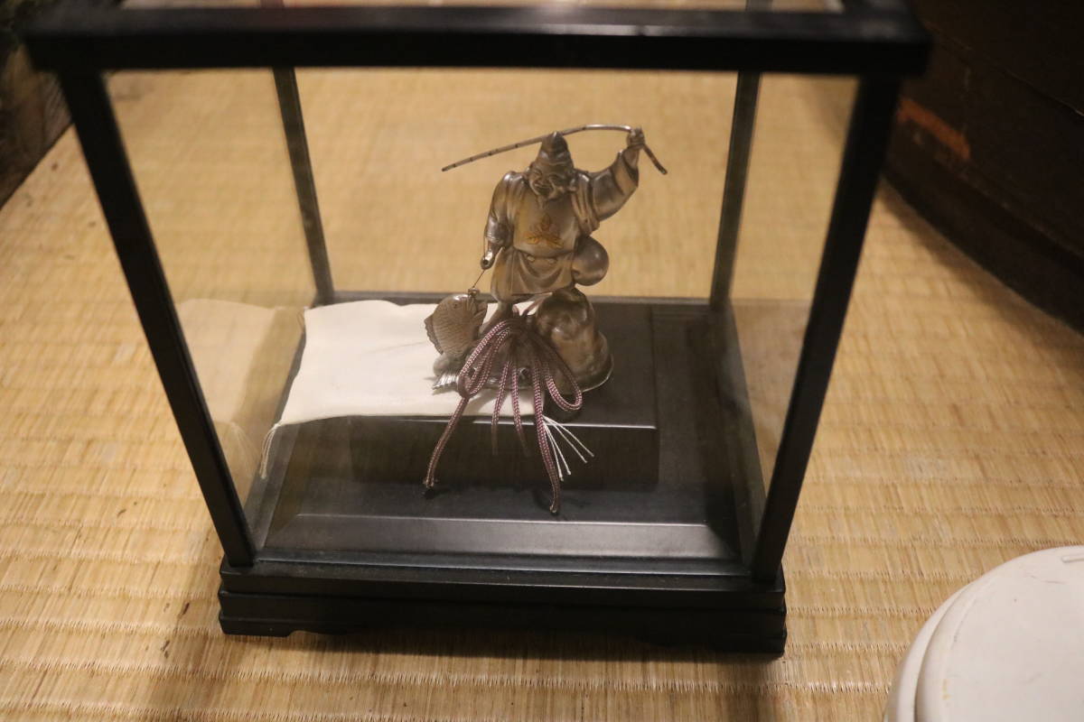 R-070765 彫刻家 北村西望 1980年 白銅(洋銀)製 鳥寿 凛とした佇まいが