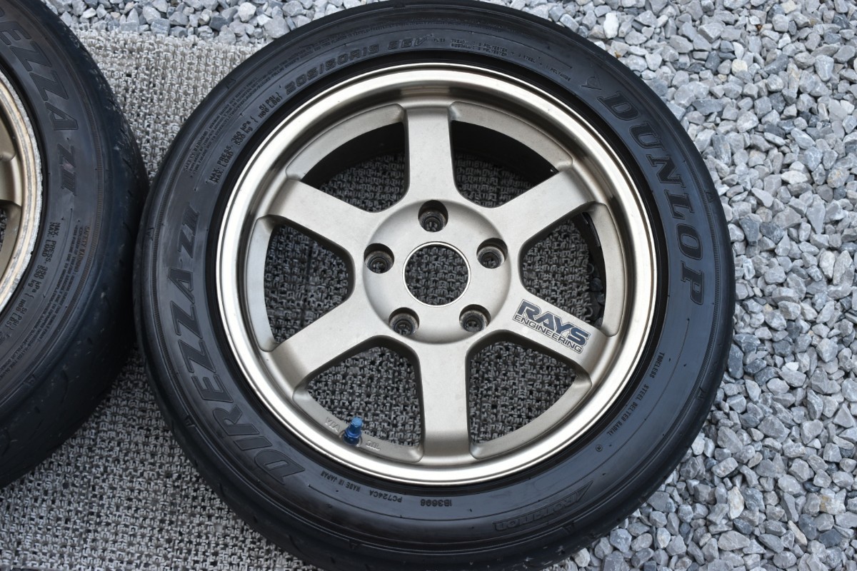 RAYS TE37 15インチ 7.0J 114.3 5H 2本セット (レイズ VOLK RACING 