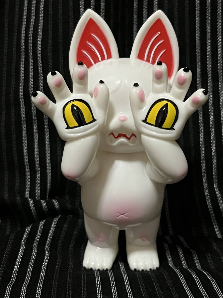 ジゴクネコ　おにぎり　超美品　ヘッダーあり　袋あり　GRAPE BRAIN　ソフビ　MVH　リアルヘッド　ゴッコ堂　