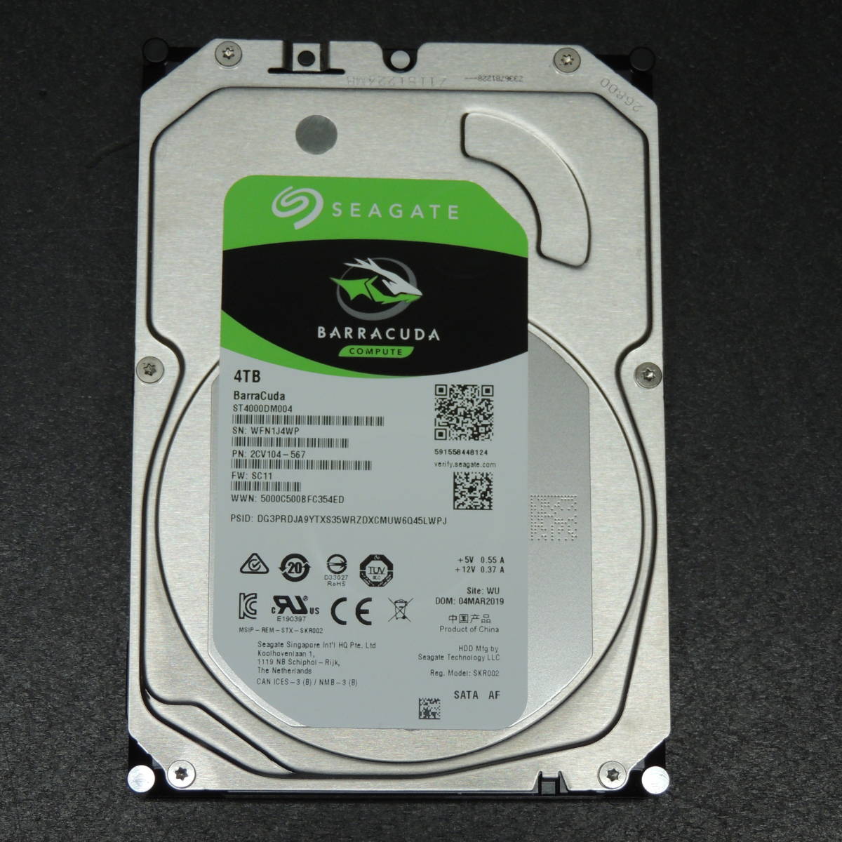 Seagate BarraCuda 4TB 3.5