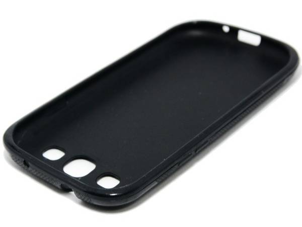 SC-06D GalaxyS3 TPUスマホケース X紋ブラック フィルム付_2