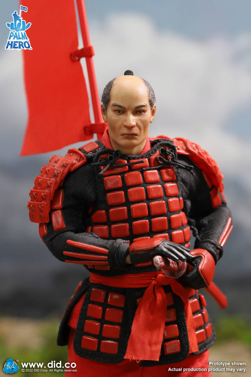 DID 1/12 戦国 サムライ 武士 赤.Ver 未開封新品 XJ80016A 武将 無双