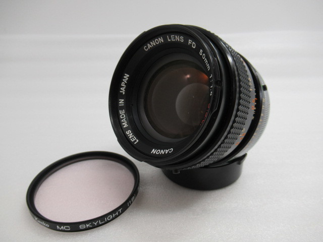  CANON キャノン CANON LENS FD 50㎜ 1:1.4 S.S.C. 単焦点レンズ 一眼レフカメラ カメラレンズ(キヤノン)｜売買されたオークション情報、yahooの商品情報をアーカイブ公開 - オークファン キヤノン