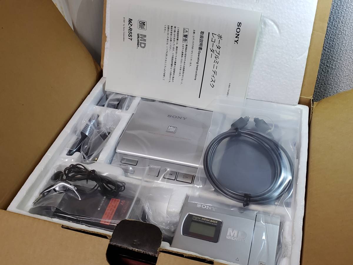 ☆動作美品 SONY MZ-R5ST MDプレーヤー ソニー 箱付 付属品多数☆