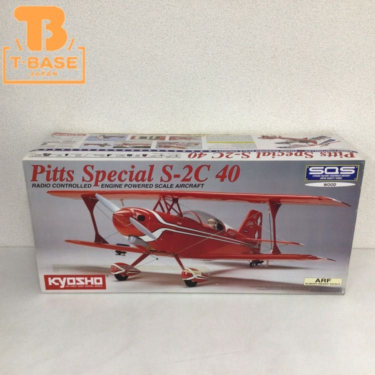 1円〜 同梱不可 ジャンク 京商 KYOSHO ピッツスペシャル S-2C 40 ARF エンジンRC ラジコン飛行機