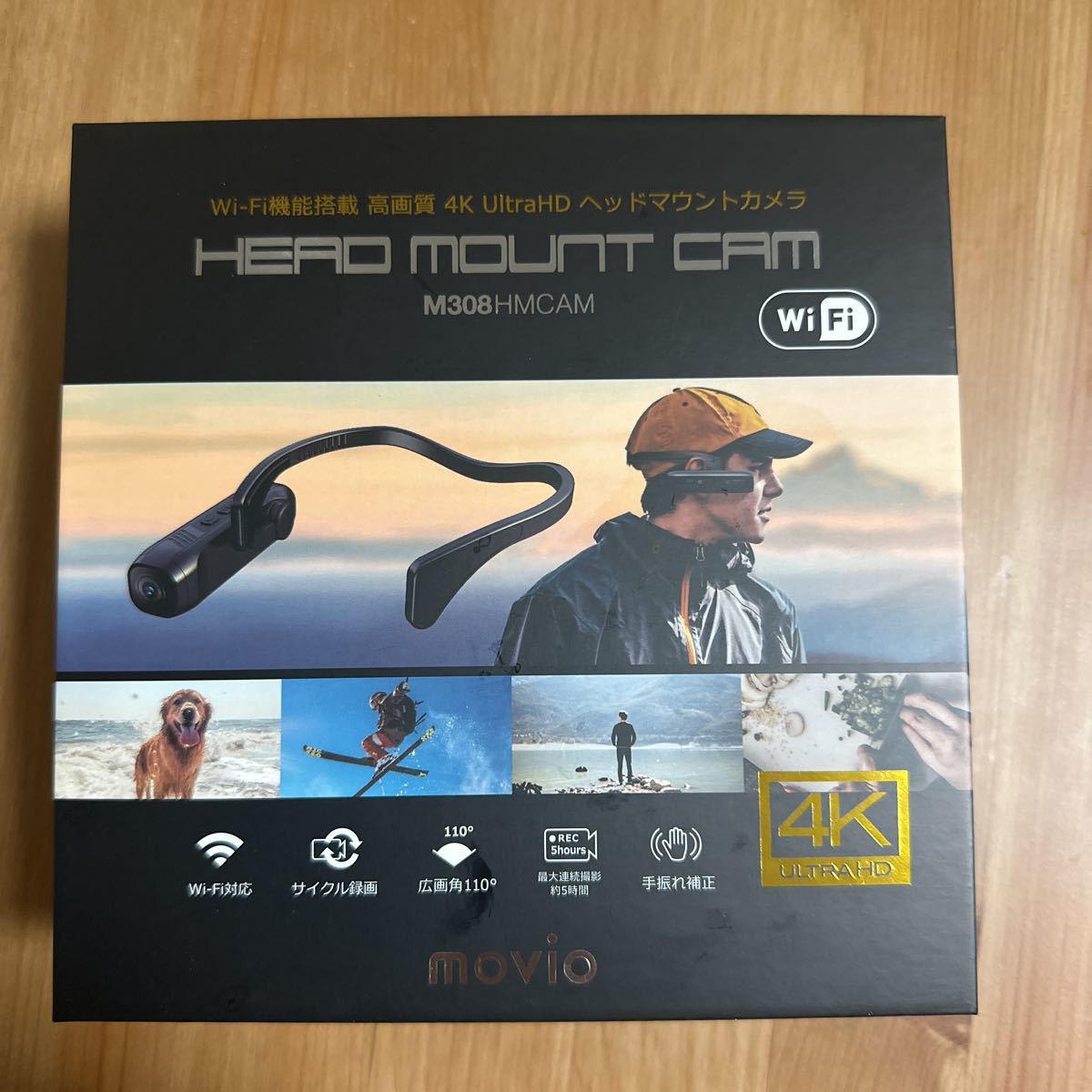 MOVIO HEAD MOUNT CAM M308HMCAM NAGAOKA アクションカメラ MOVIO HEAD MOUNT CAM M308HMCAM NAGAOKA アクションカメラ