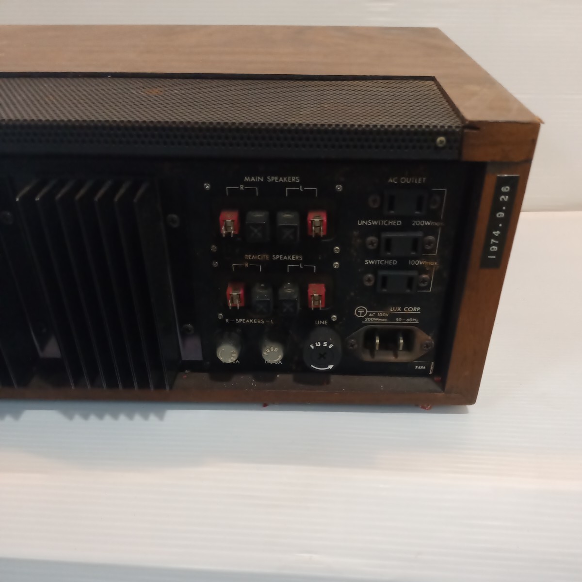 LUXMAN ラックスマン L-507 プリメインアンプ SOLIDSTATE