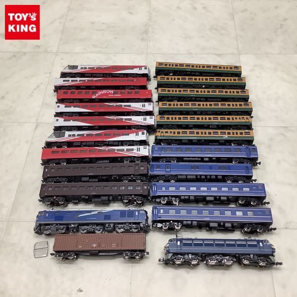 1円〜 訳あり ジャンク KATO 等 Nゲージ オハネ24 703 カニ24 110 他