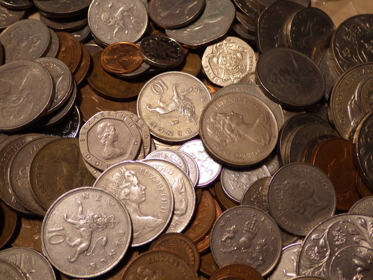 イギリス イギリスのコイン 約１，４９ｋｇ 外国コイン ｜アンティークコイン・モダンコイン- UNIVERSAL COIN