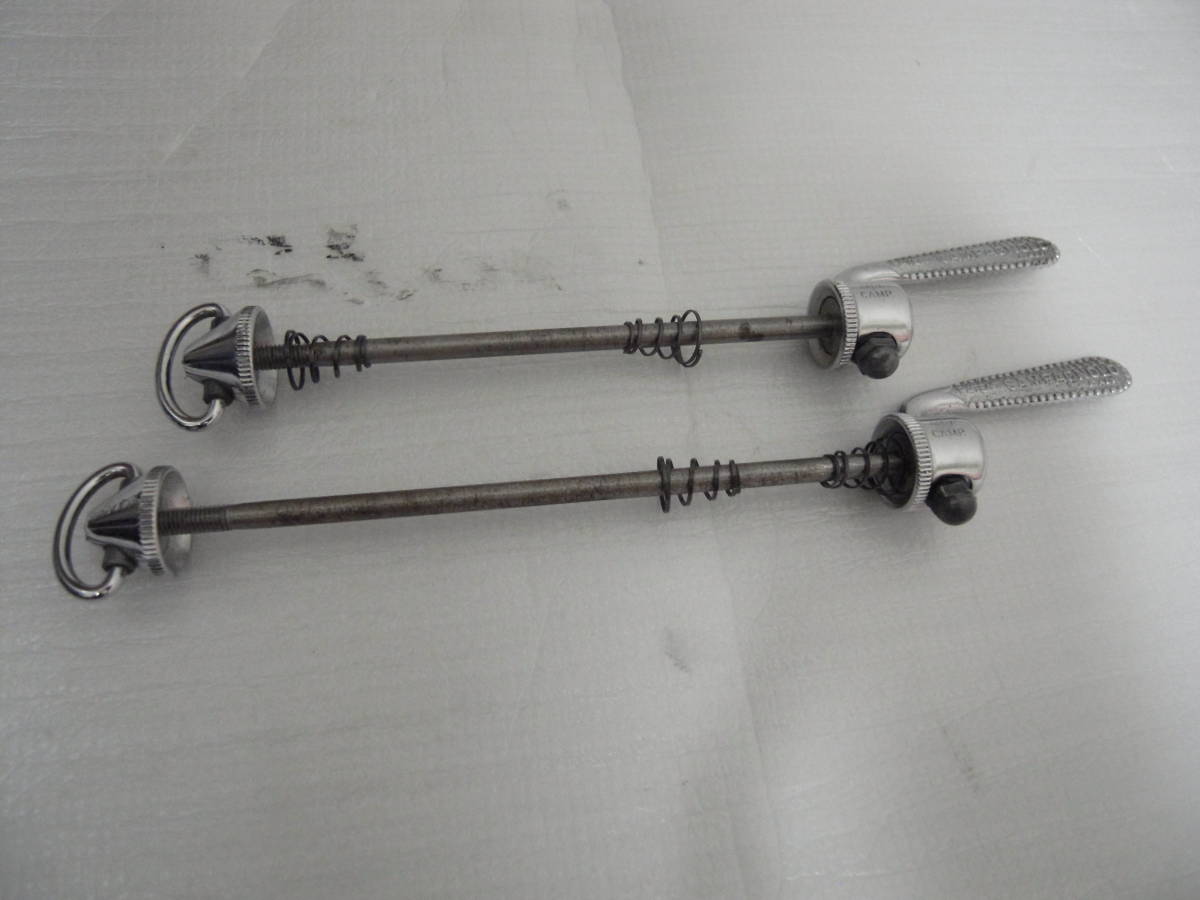 （ビンテージ）カンパ レコード クイックレリーズ 平レバー 前後セット Campagnoloc RECORD