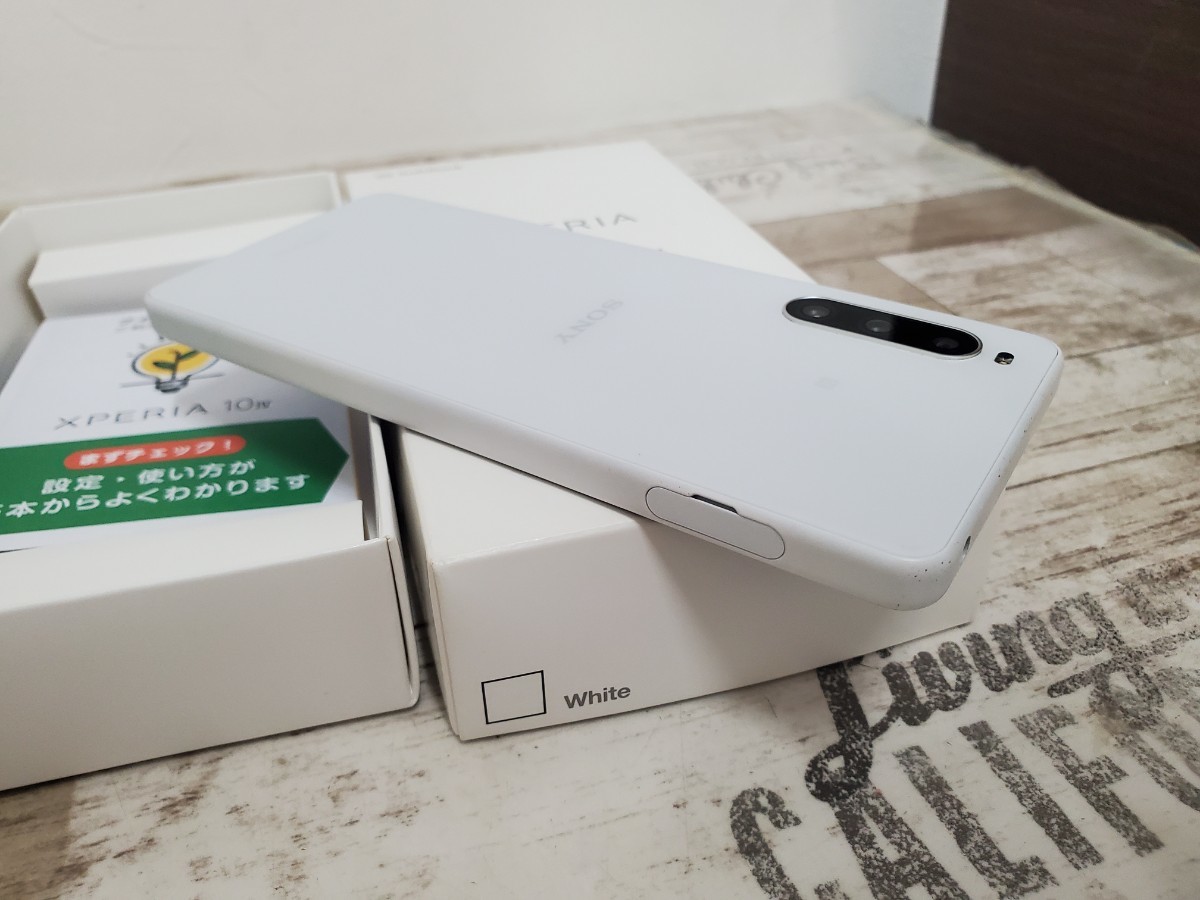 訳あり ロック品 SoftBank SONY Xperia 10 IV A202SO ホワイト Xperia