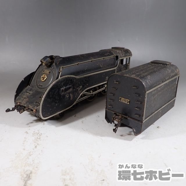 HOゲージ C56形蒸気機関車未塗装素組品ジャンク 0WQ29◇古い Oゲージ C55 金属製 蒸気機関車 鉄道模型 メーカー不明 動作