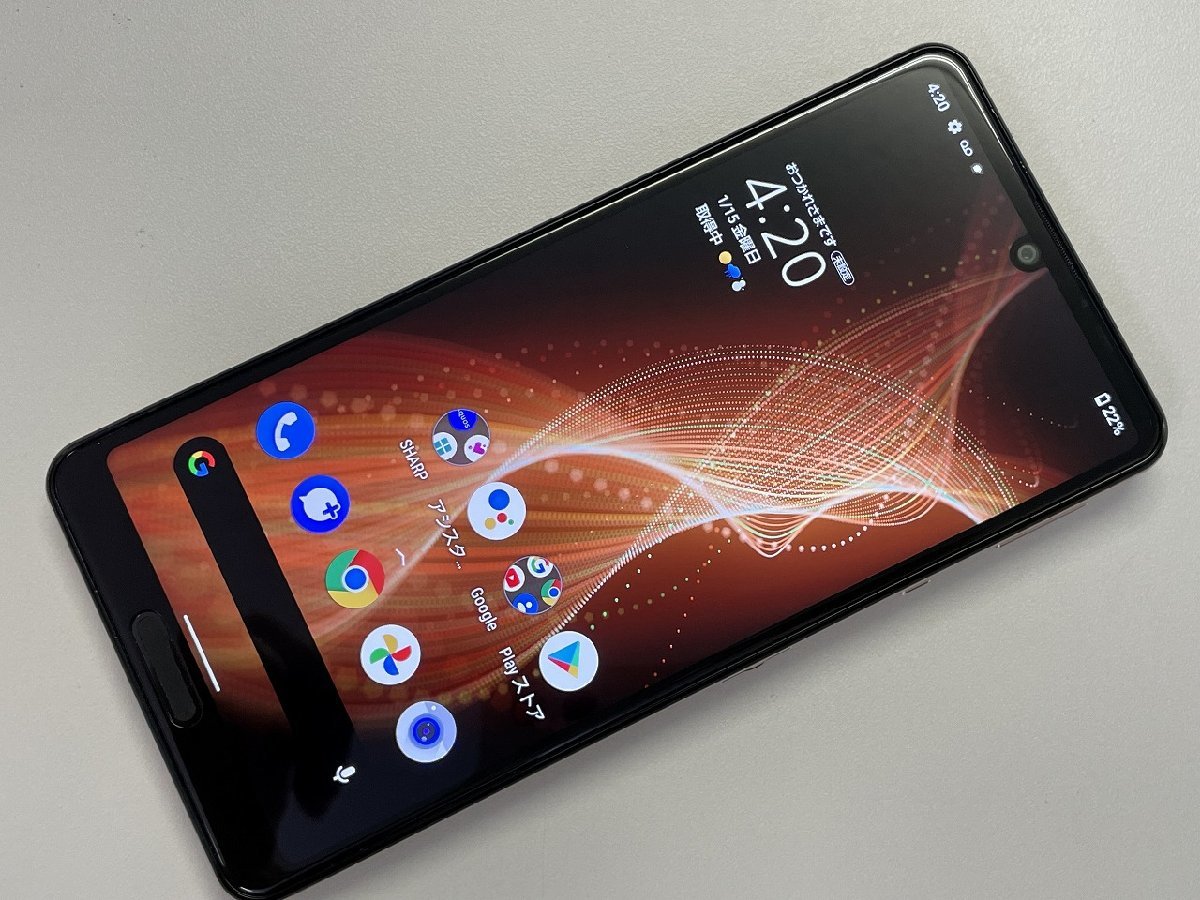 sense5G AQUOS SHG03 | au SHARP SIMロック解除済 ブラック 1円
