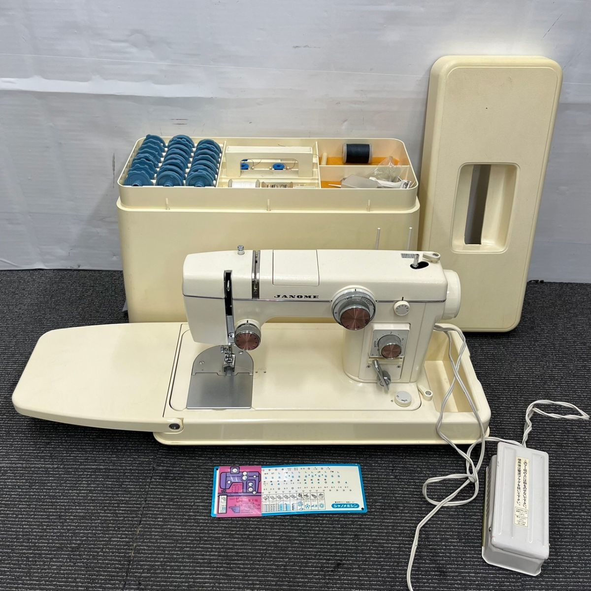 X702-C7-11 JANOME ジャノメ MODEL 802 卓上 ミシン 刺 ハンドクラフト