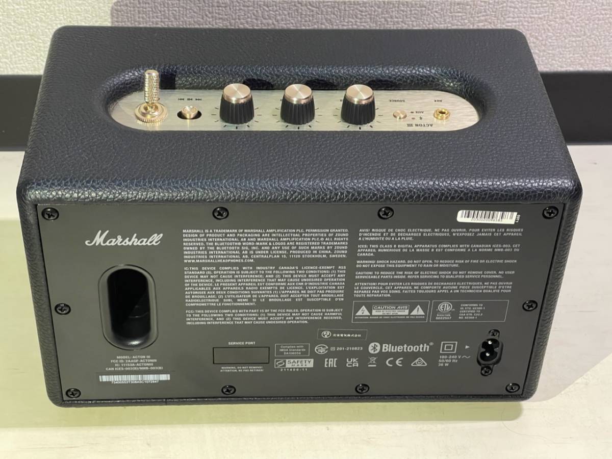 1円～ジャンク Marshall マーシャル Acton III EMBERTON Bluetooth 